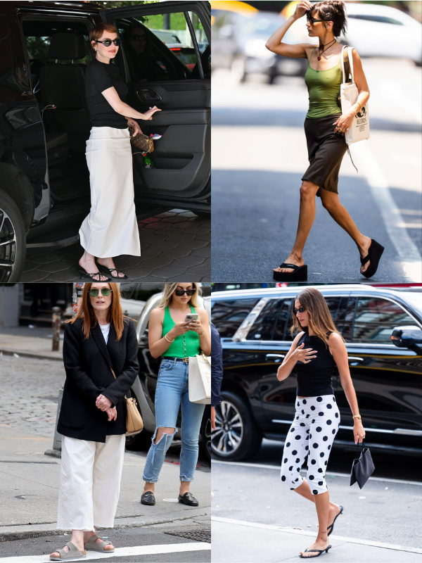 Hailey Bieber, Emma Stone, Julianne Moore e Bella Hadid
