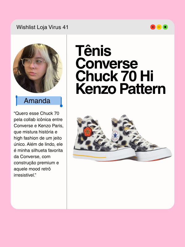 Converse Chuck 70 Hi Kenzo Pattern